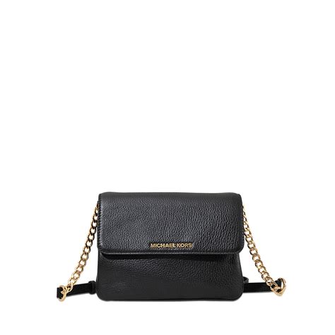 michael michael kors bedford double gusset crossbody black